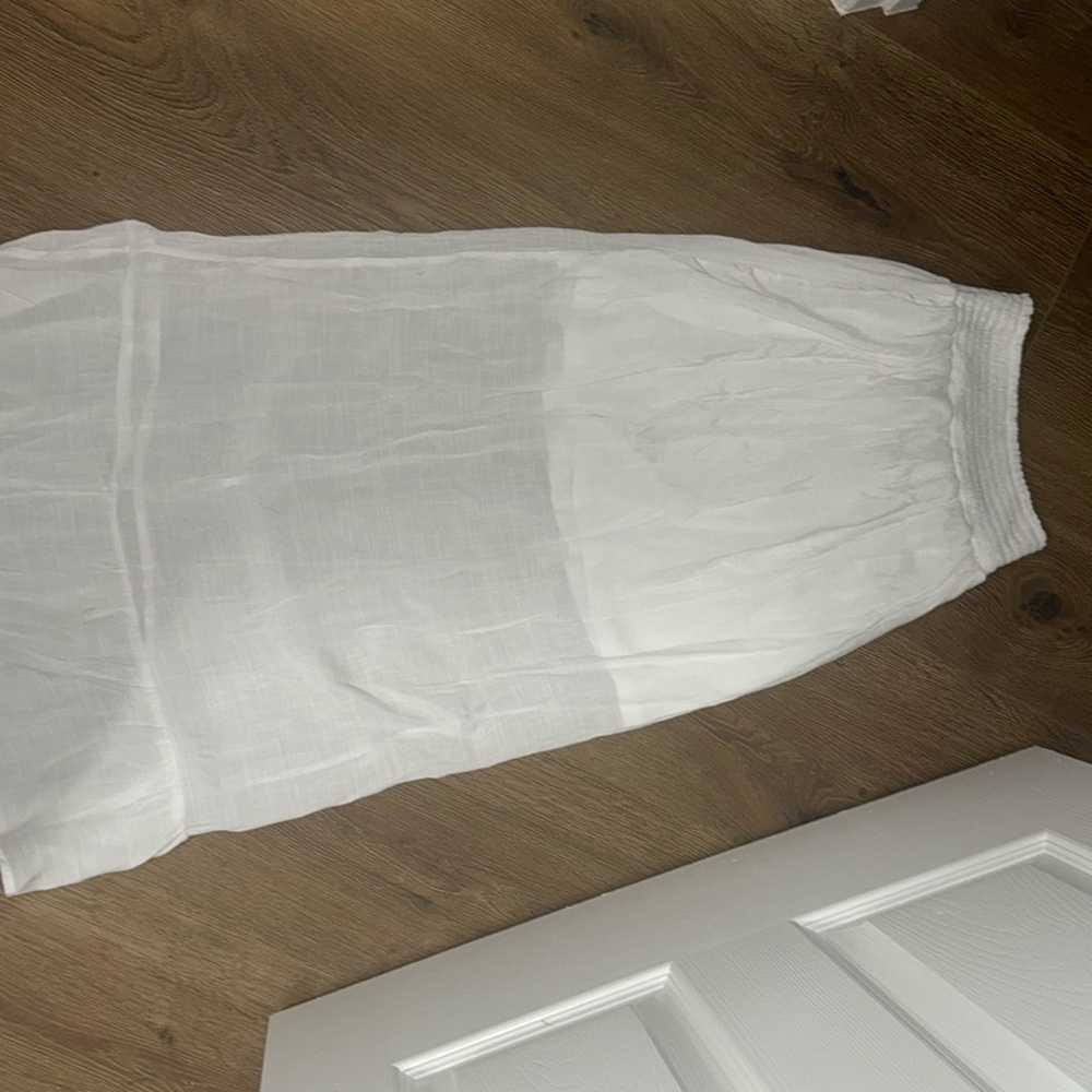 long white skirt